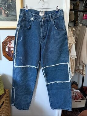 BDG Distressed Straight Leg Jeans